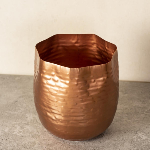 Fluid Mini Rose Gold Planter