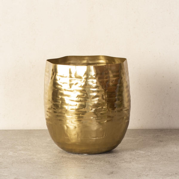Fluid Mini Gold Planter