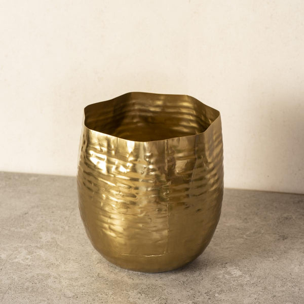 Fluid Mini Gold Planter