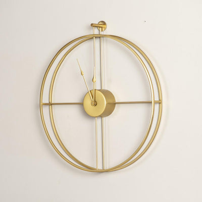 Celina Double Rim Gold Wall Clock
