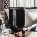 Marble And Brass Tall Vase