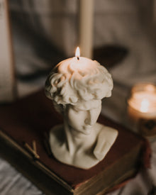 David Bust Candle