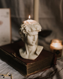 David Bust Candle