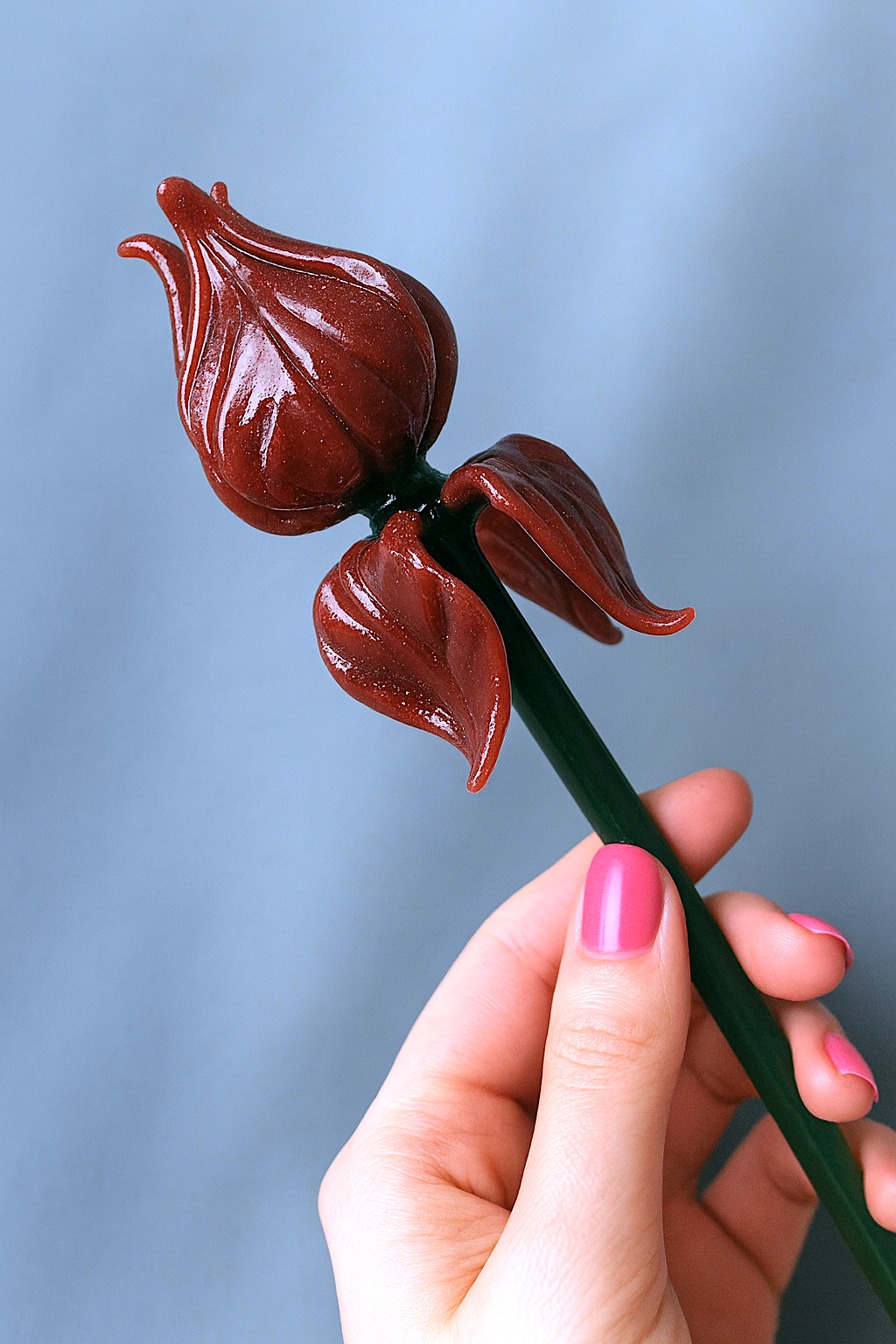 Venetian Rose Glass Flower