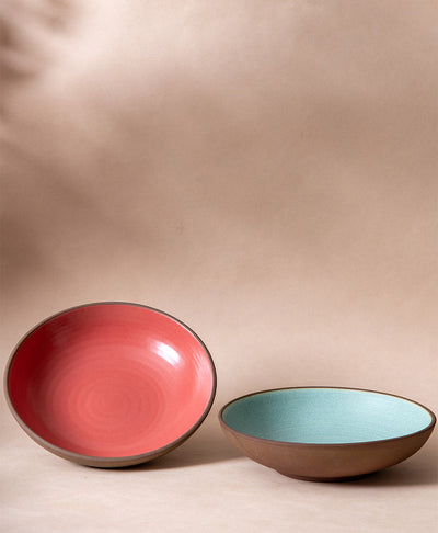 Everyday Bowl Combo - Coral & Sage Green
