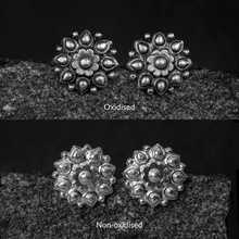 Chandak Silver Studs Earrings
