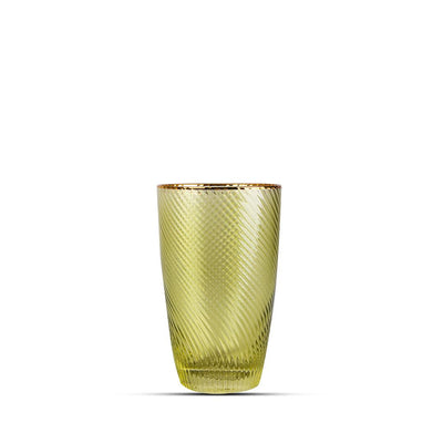 Shade Set Of 4 High Ball Glasses Green Hues