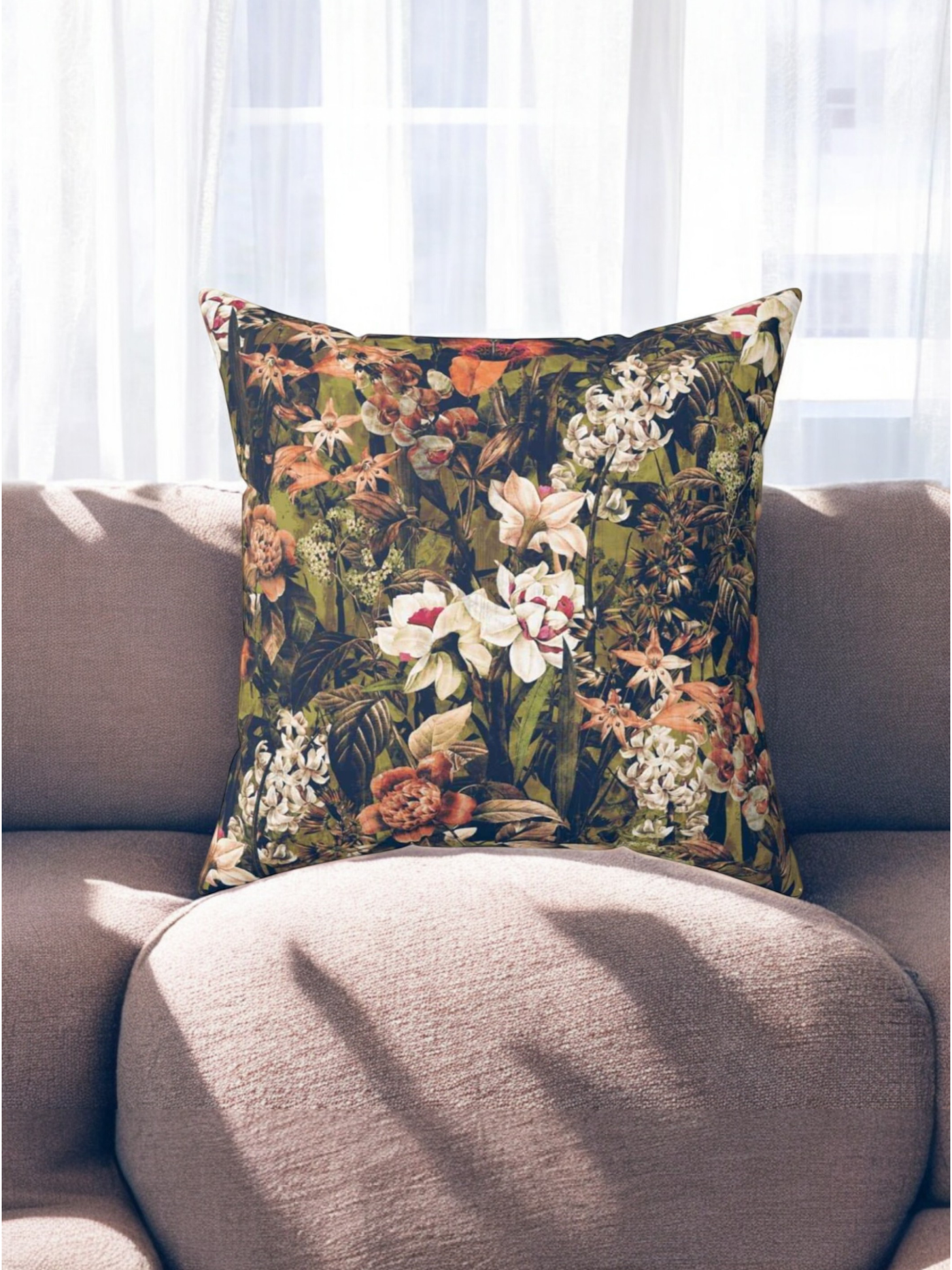 Enchanted Forest Velvet Cushion Cover - Set of 2