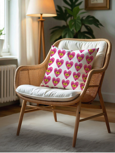 Eye of Love Cushion Cover for Valentine - Set of 5