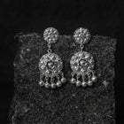 Chandak Silver Drops Earrings