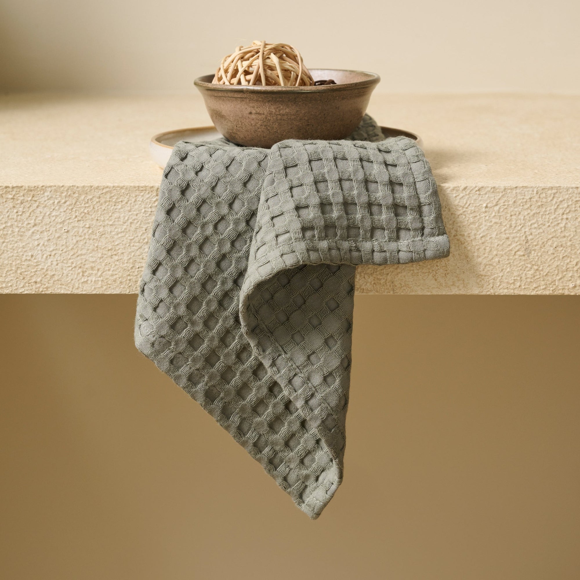 Eucalyptus | Cotton Bamboo | Waffle | Face Towel