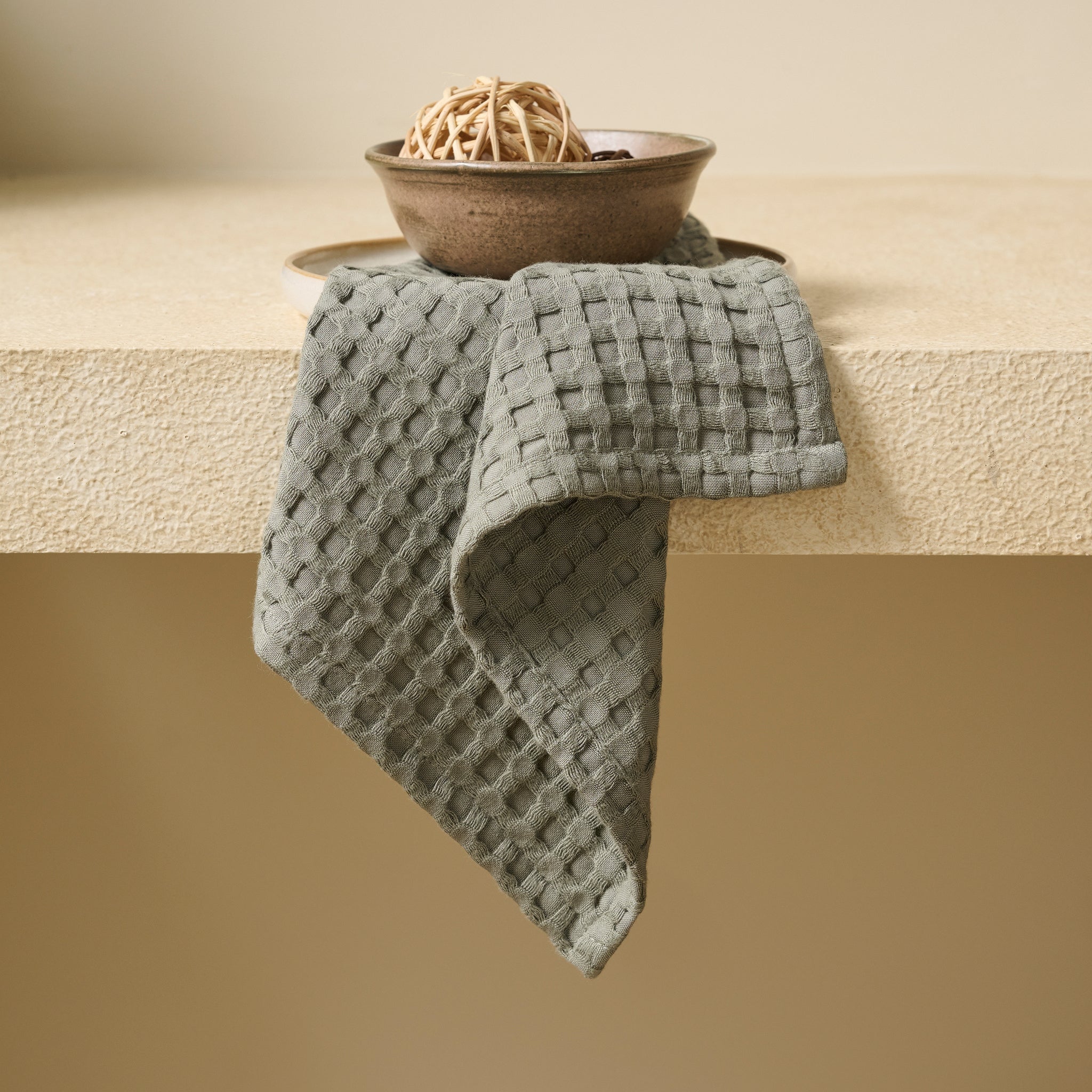 Eucalyptus | Cotton Bamboo | Waffle | Face Towel