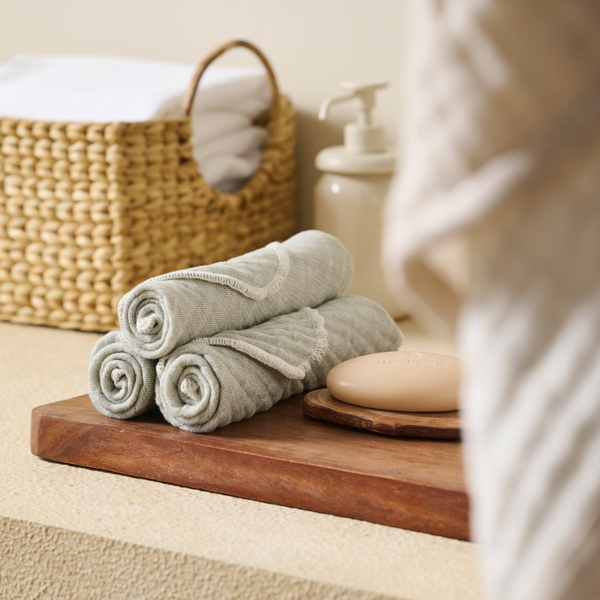 Eucalyptus | Cotton | Gauze | Face Towel