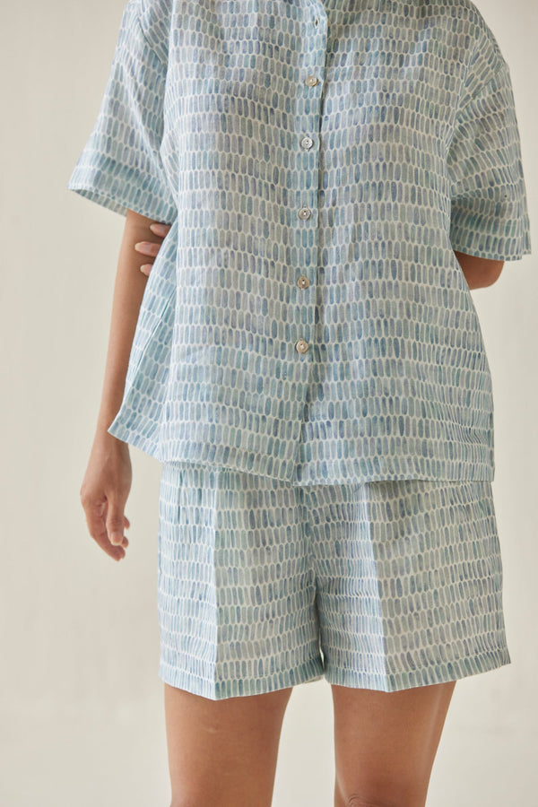 Echo Speckle Blue Shirt