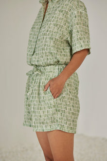 Echo Speckle Green Shirt