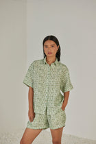 Echo Speckle Green Shirt