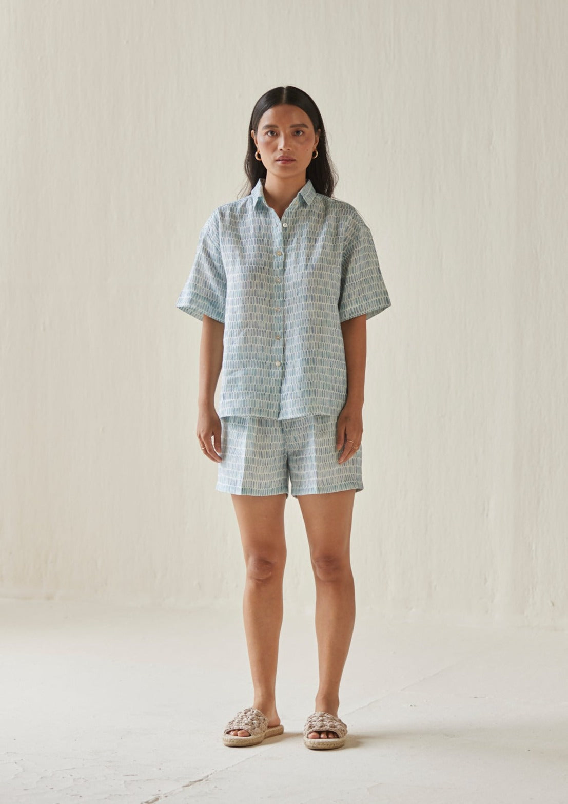 Echo Speckle Blue Co-ord Set