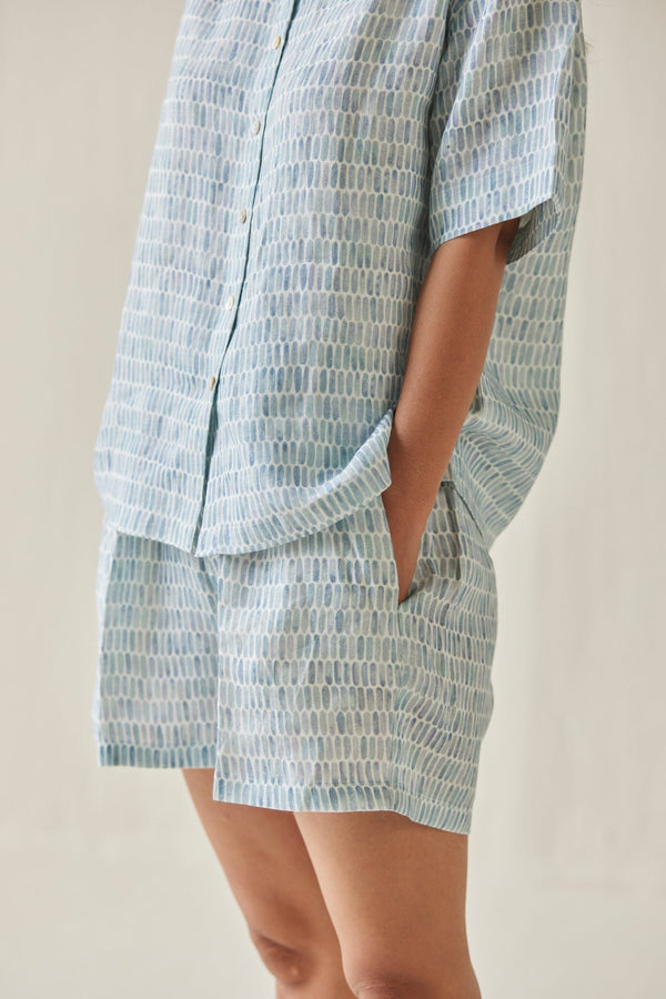 Echo Speckle Blue Shorts
