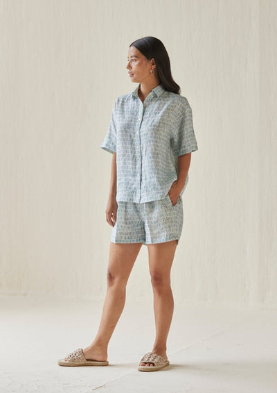 Echo Speckle Blue Co-ord Set