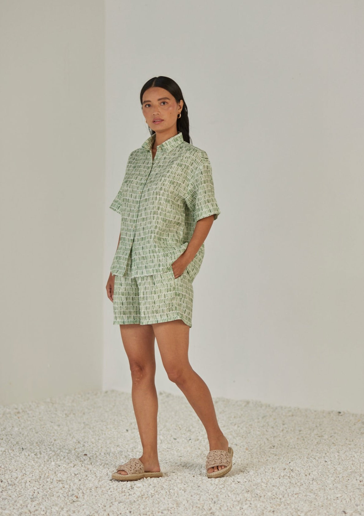 Echo Speckle Green Co-ord Set