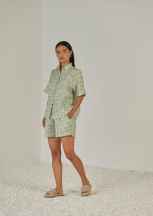 Echo Speckle Green Shorts