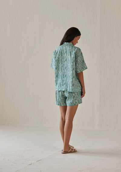 Echo Speckle Teal Co-ord Set