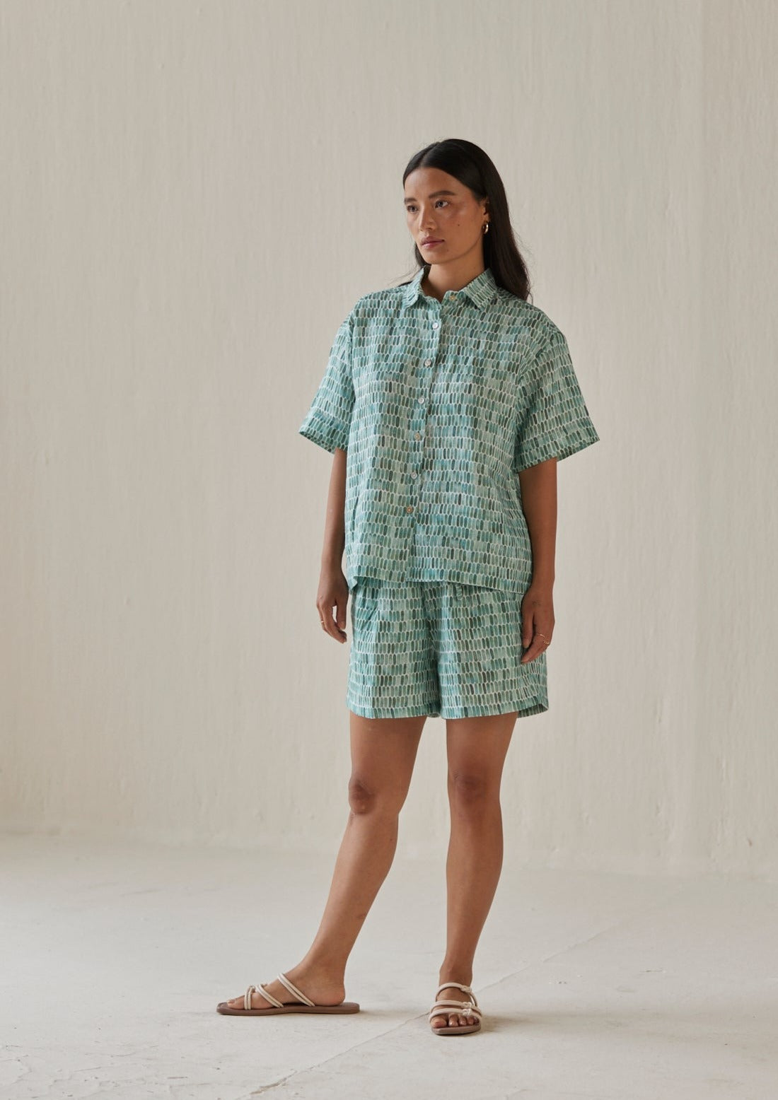 Echo Speckle Teal Co-ord Set