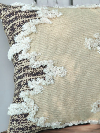 Cushion Cover - Edger Embroidered Cotton