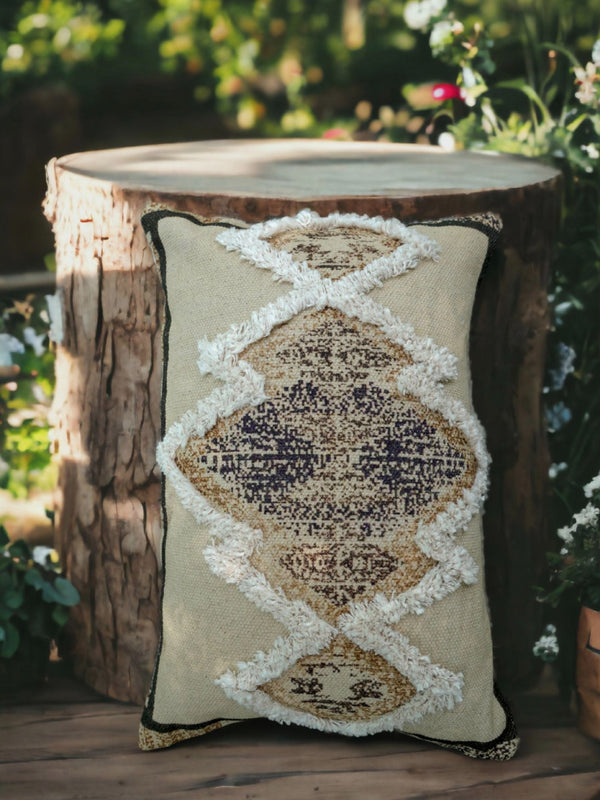 Edger Embroidered Pillow Cover