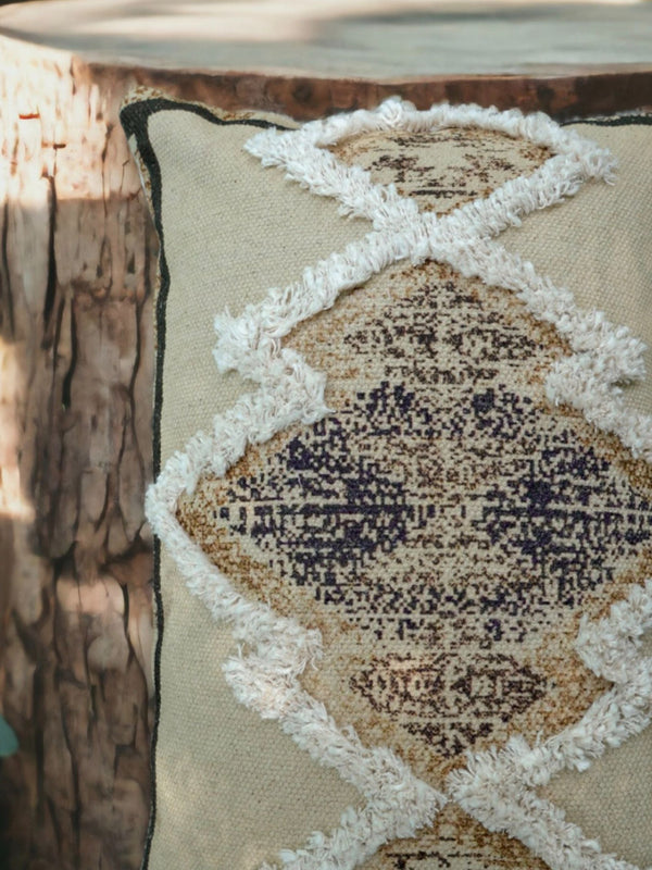 Edger Embroidered Pillow Cover