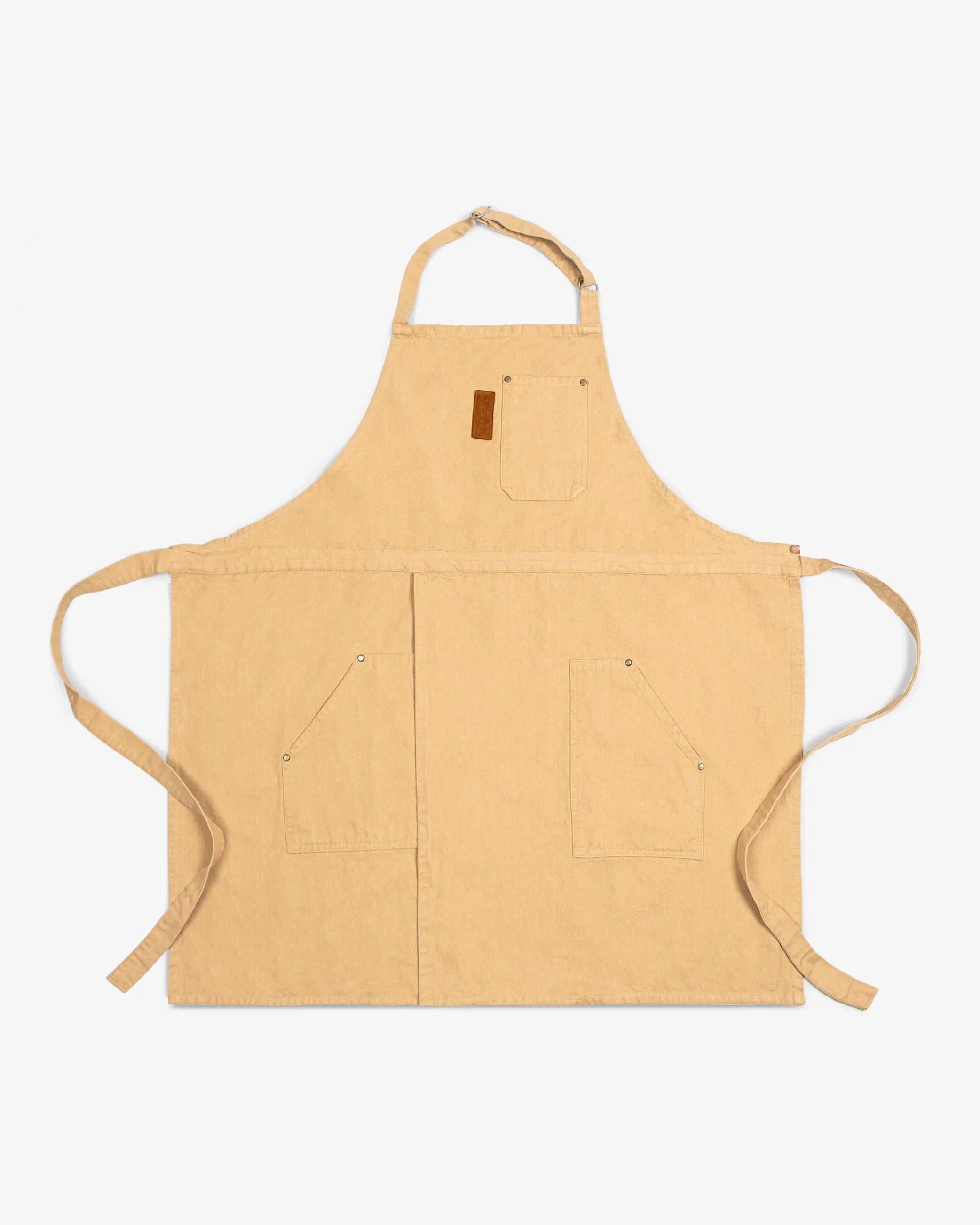 Nomad Split-leg Apron  -  Camel Tan - Product Image 
