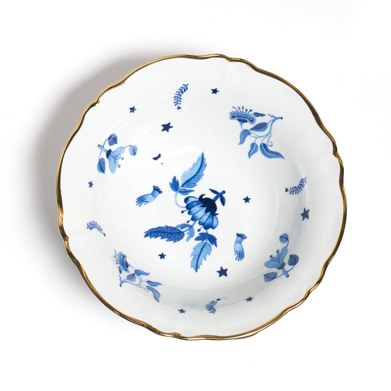 All Over Blue Salad Bowl