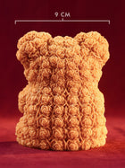 Floral Teddy Heart Soy Candle