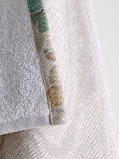 Autumn Print Cotton Bamboo Hammam Terry Bath Towel