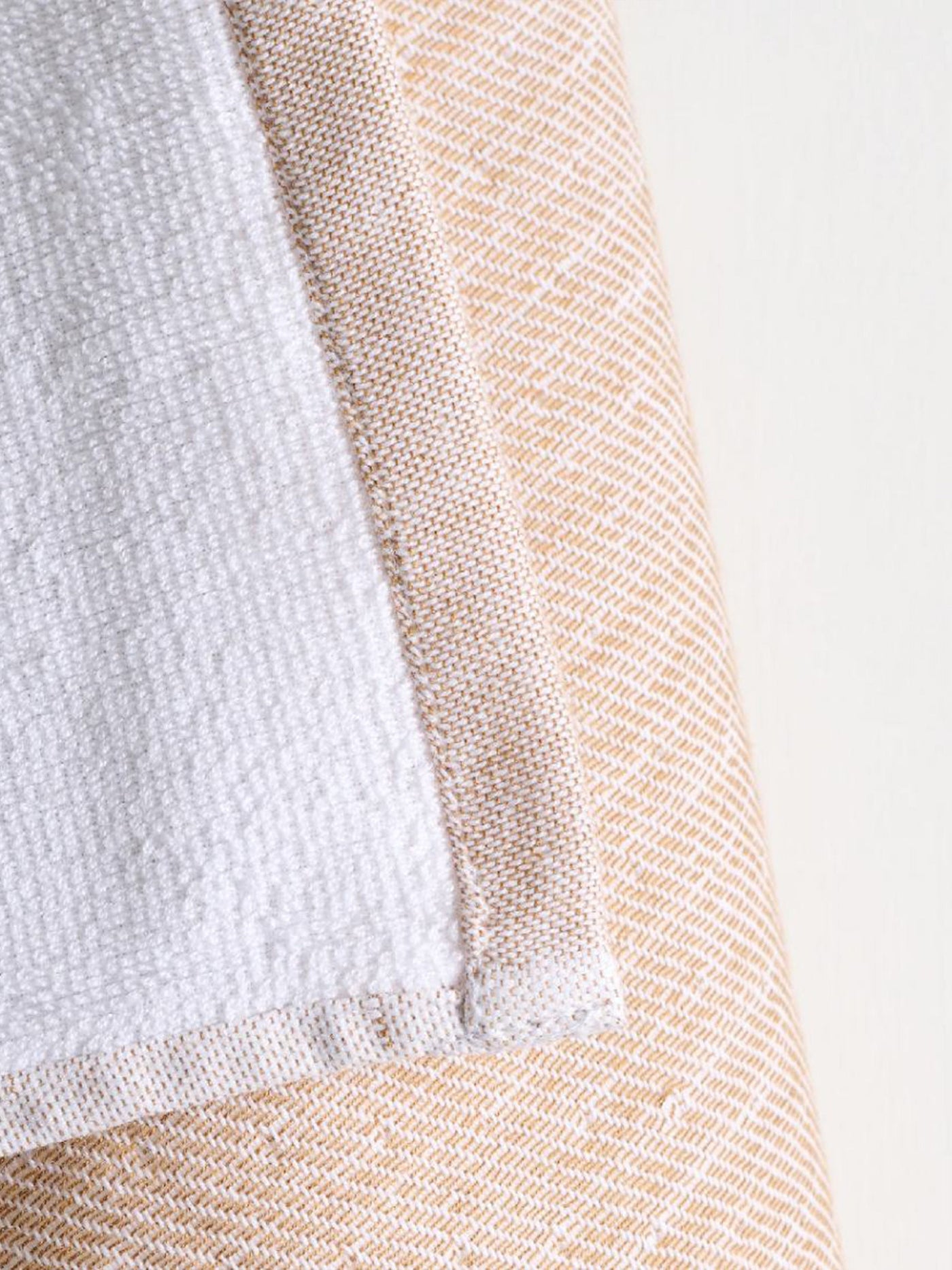 Earth Stucco Cotton Bamboo Hammam Terry Bath Towel Burlap