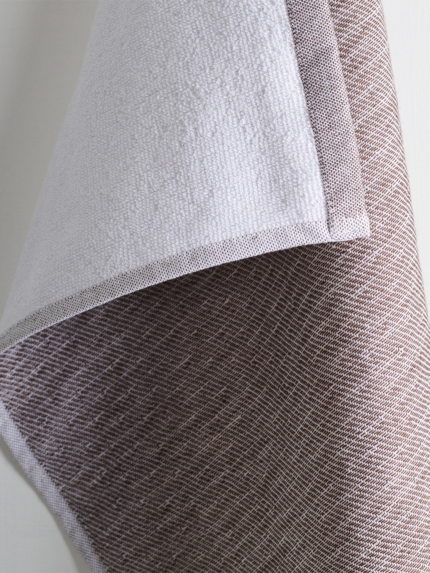 Earth Stucco Cotton Bamboo Hammam Terry Bath Towel Peat