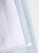 Earth Stucco Cotton Bamboo Hammam Terry Bath Towel Storm