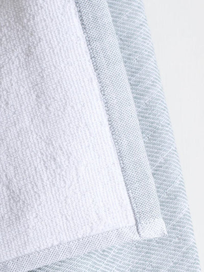 Earth Stucco Cotton Bamboo Hammam Terry Bath Towel Storm