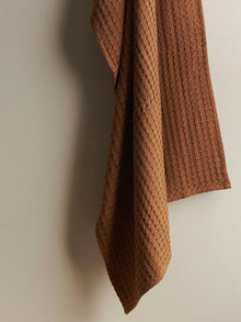 Beehive Cotton Bamboo Waffle XL Bath Towel Burlap
