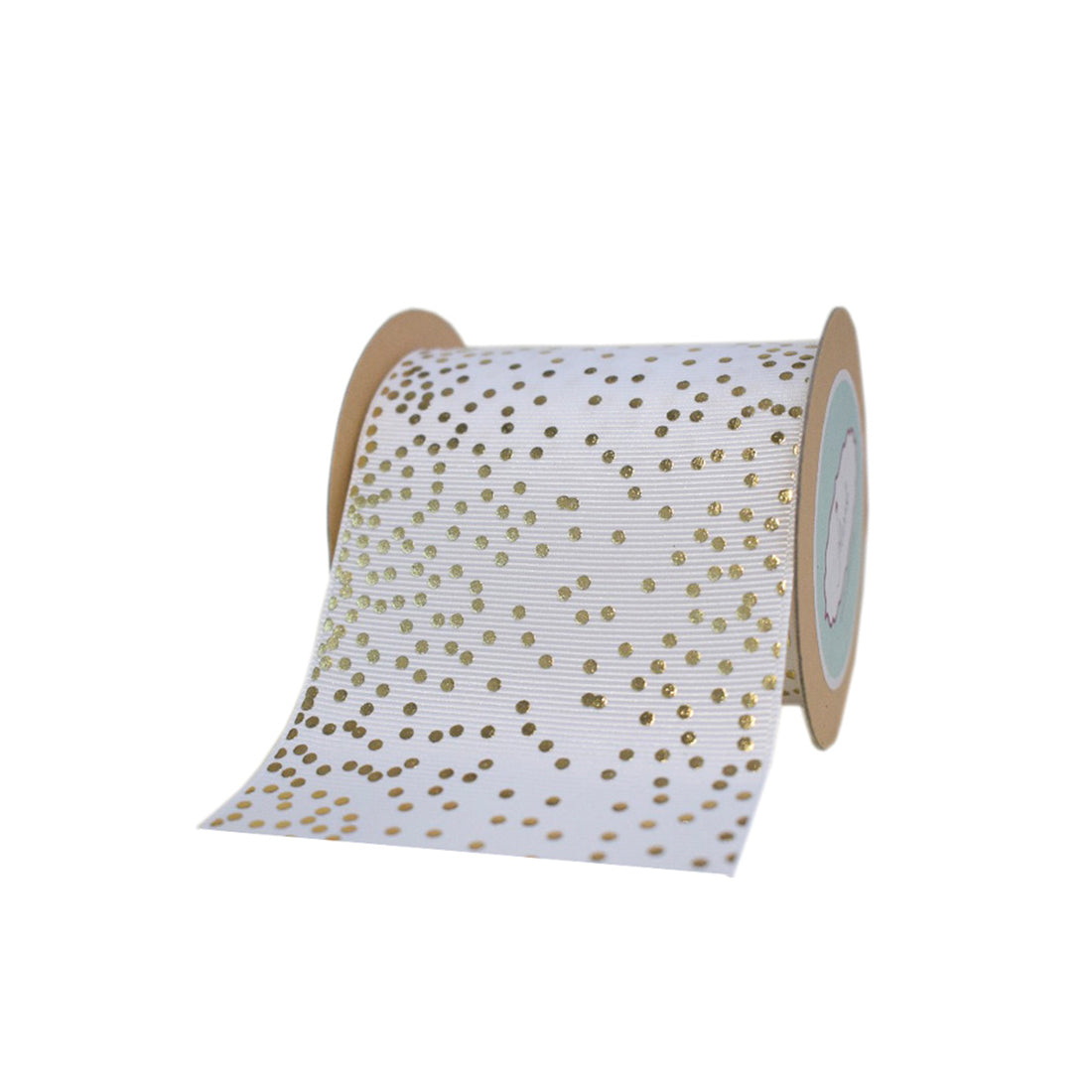 Gold Dots Ribbon