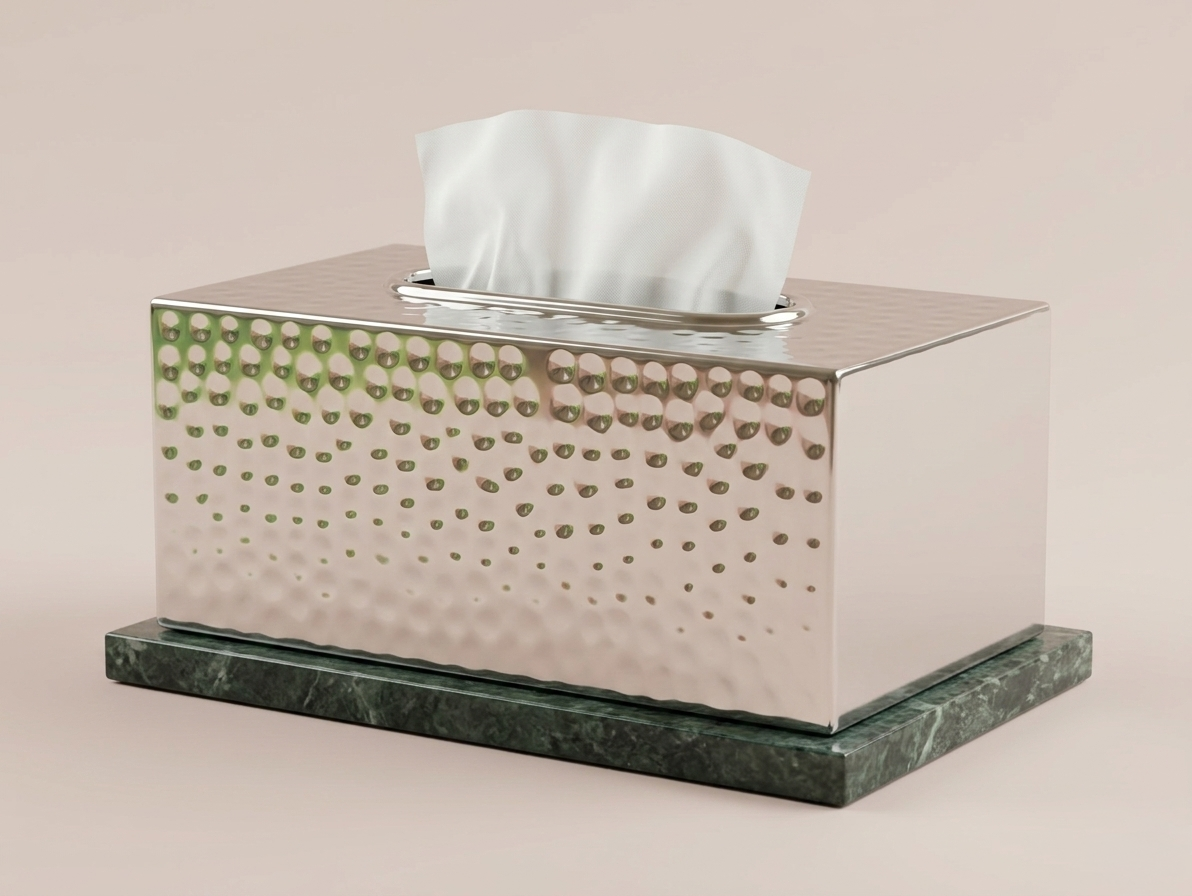 Elara - Metal Tissue Box
