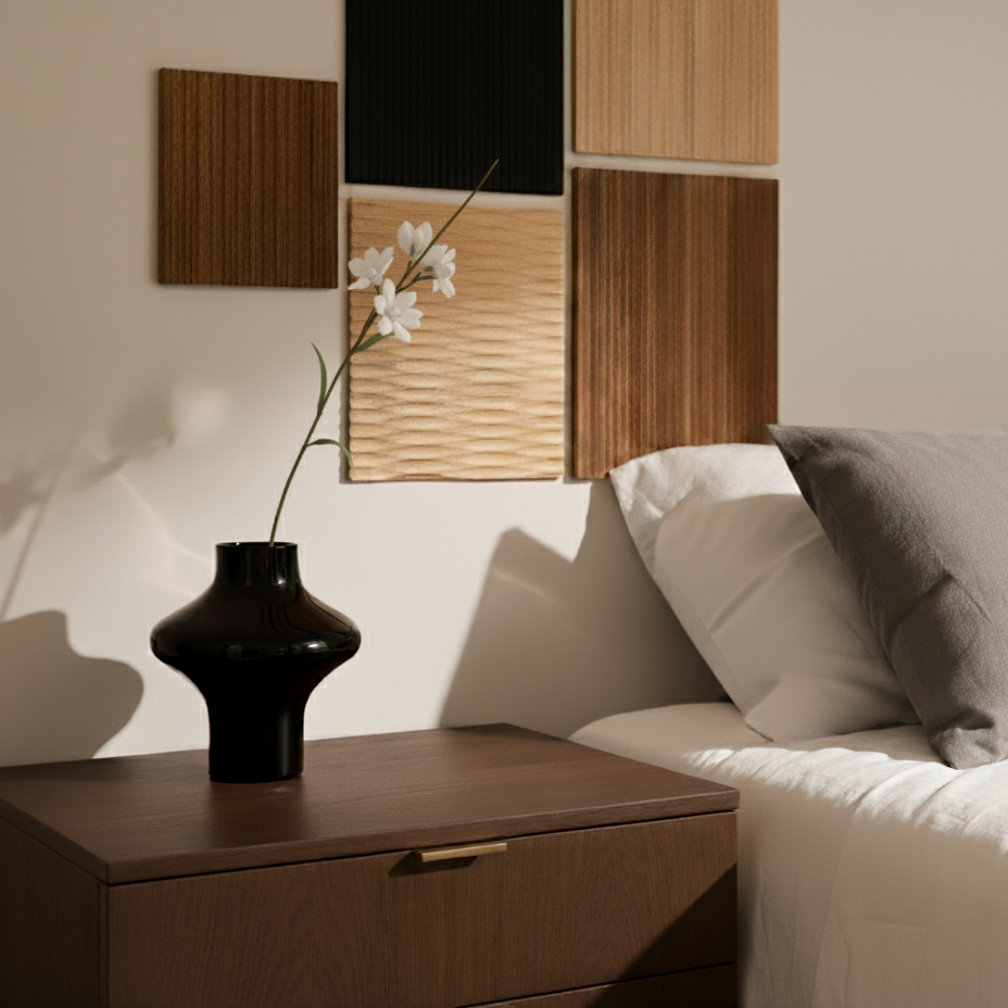 Orbit - Charcoal Black Glass Vase