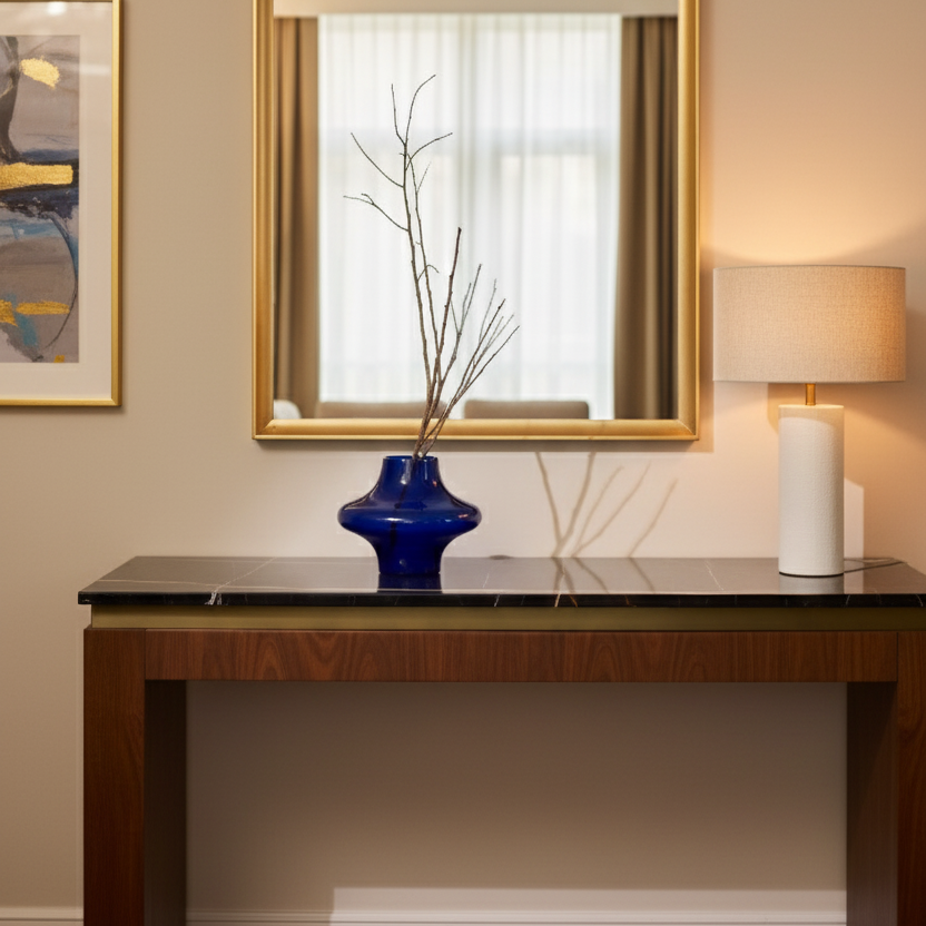 Orbit - Cobalt Blue Glass Vase