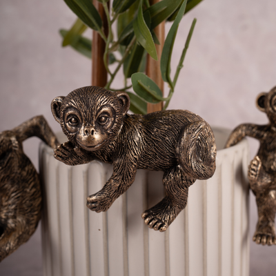 Monkey Business - Set of 3 (Gold)