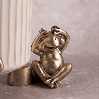 Three Frogs of Wisdom - Set of 3 (Gold)
