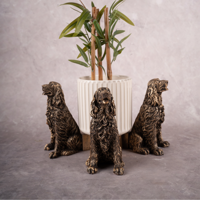 The Garden Spaniels - Set of 3 (Gold)