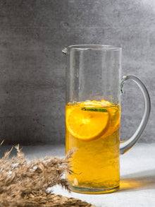 Hammered Glass Pitcher
