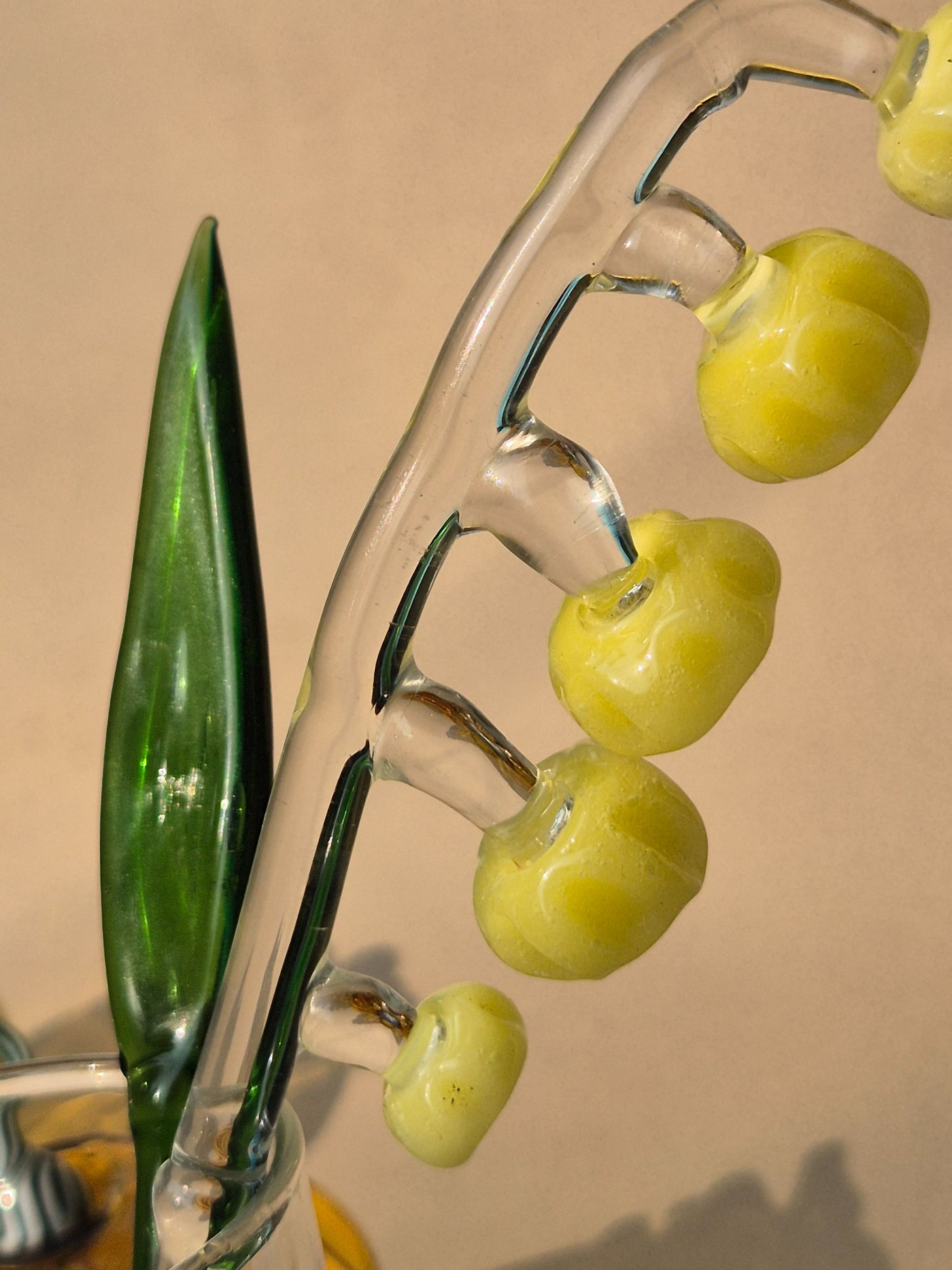 Handblown Glass Stirrers- Flower Buds