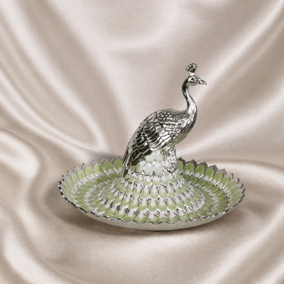 Heritage Peacock Decorative Tray