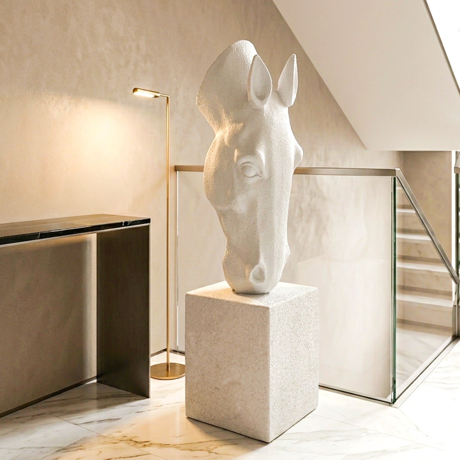 Majestic Horse Head Planter- Medium (144.7cm)
